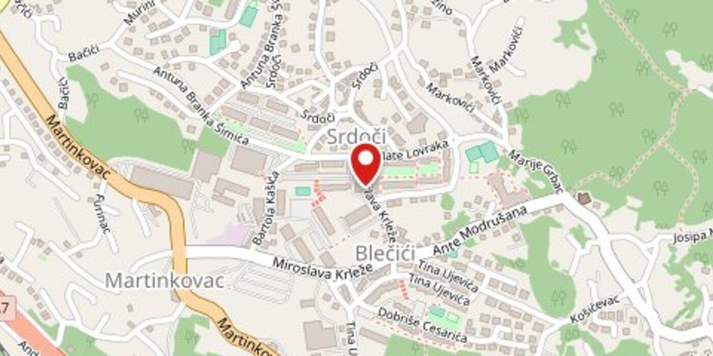 Mapa lokacije Pizzeria EX